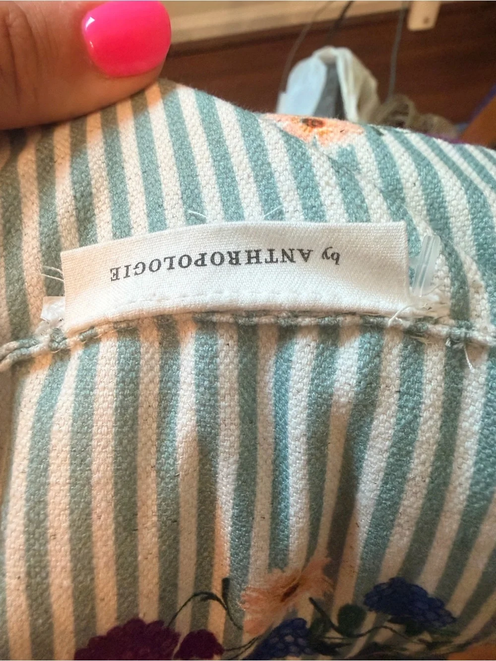 Anthropologie round fabric